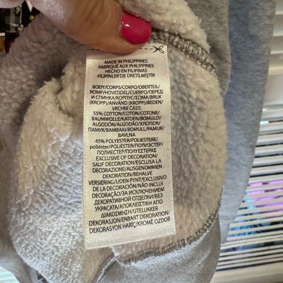 Polo Ralph Lauren Polo Bear Crewneck Sweatshirt Gray Fleece Men’s L - Picture 5 of 7